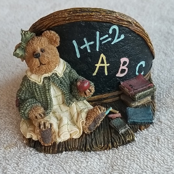 Boyd's Bears Coaster Miss Wise..Teachers Count